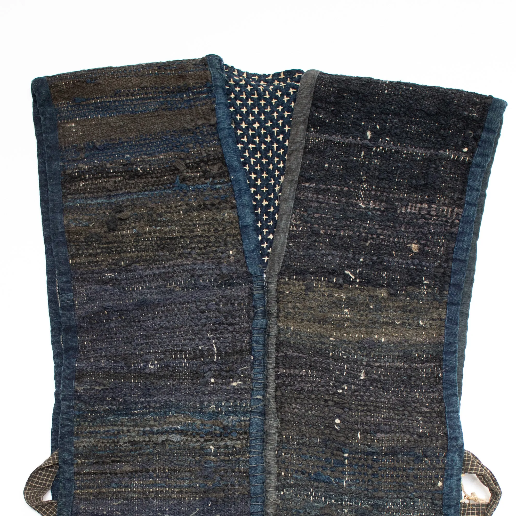 Antique Japanese Sakiori and Sasshiko Farmer's Vest