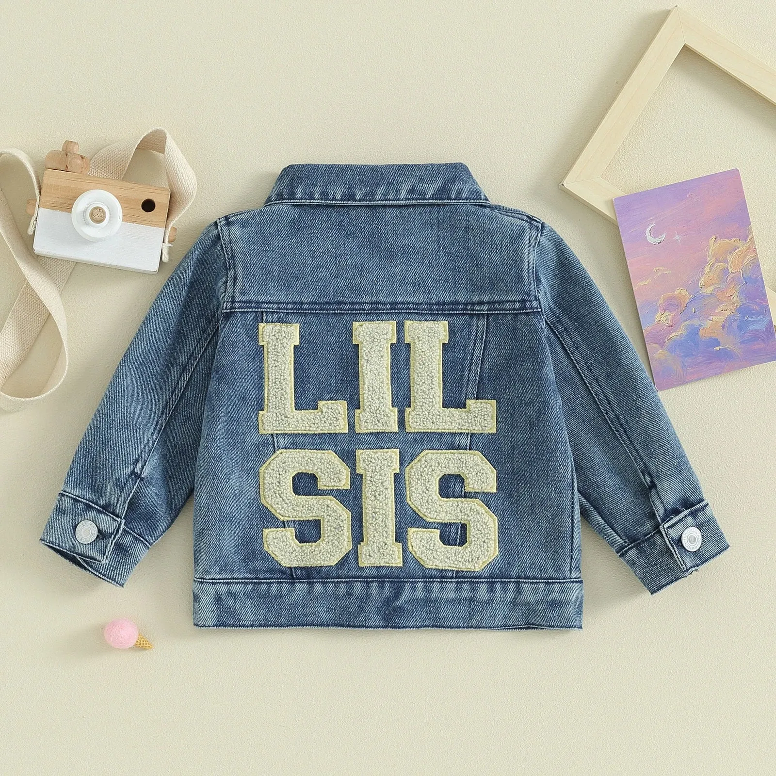 Big Sis & Little Sis Denim Jacket