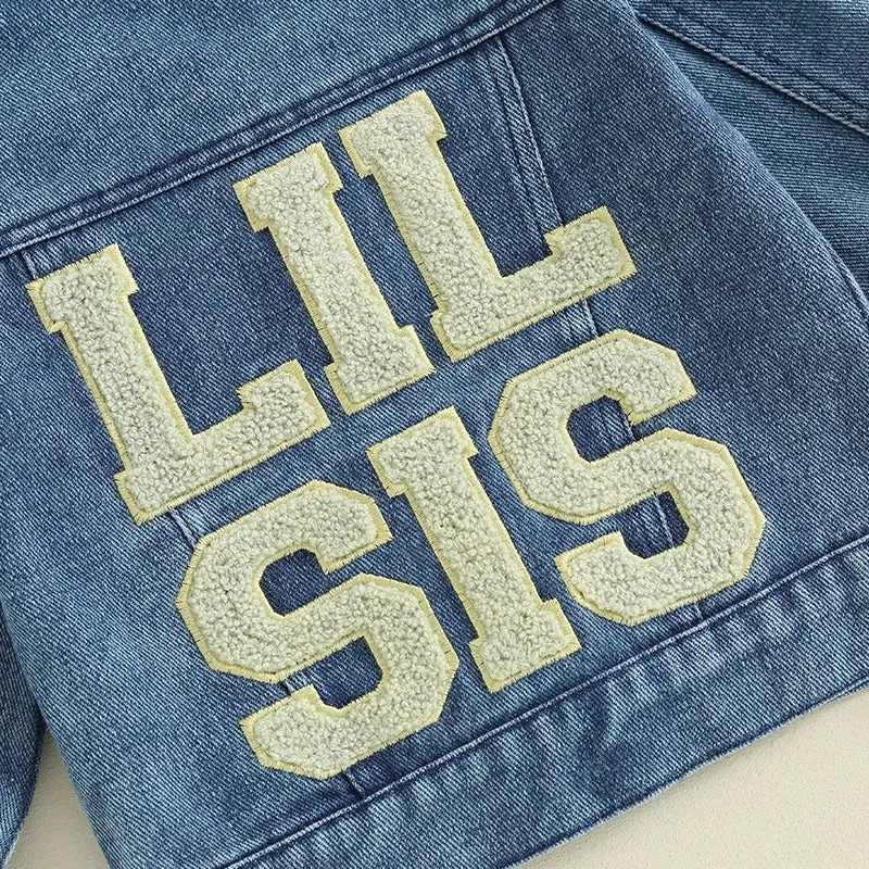 Big Sis & Little Sis Denim Jacket