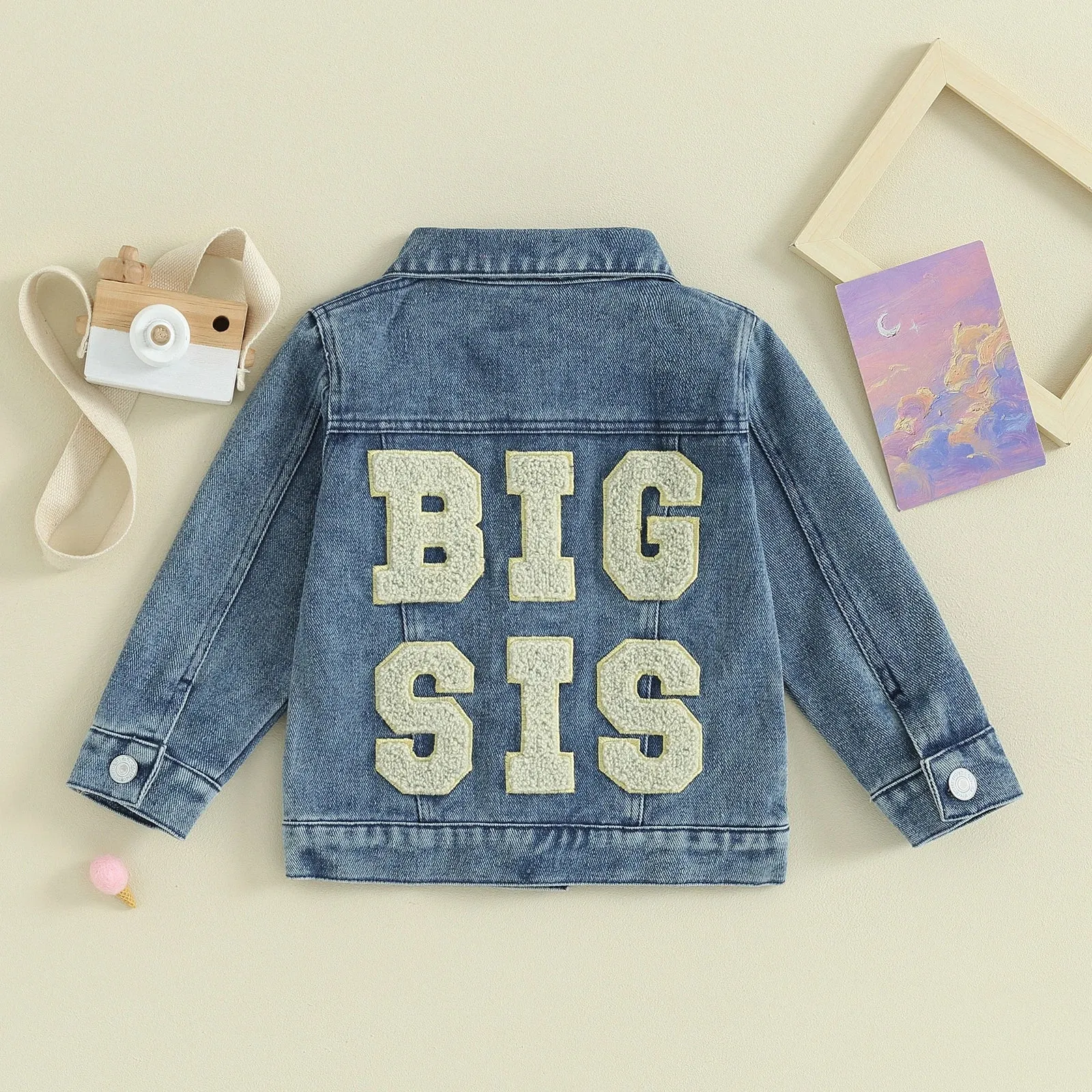 Big Sis & Little Sis Denim Jacket