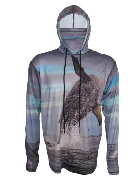 Breech Whale Lightweight Ocean Graphic Hoodie