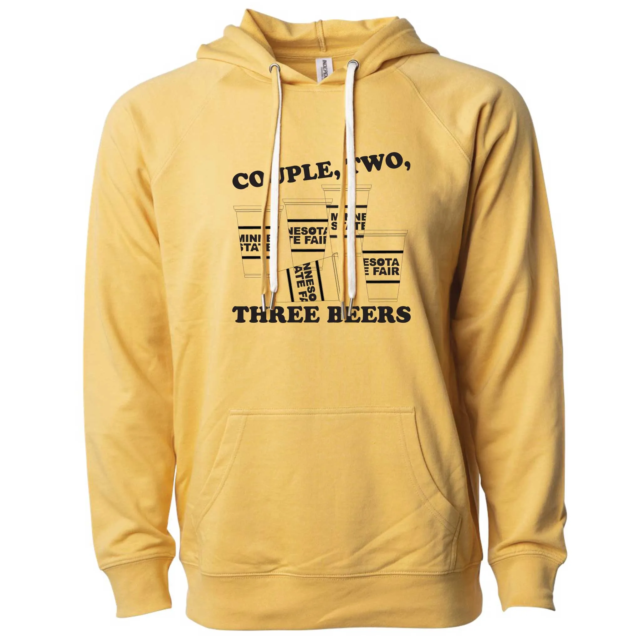 Couple, Two, Three State Fair Beers Minnesota Lightweight Hoodie