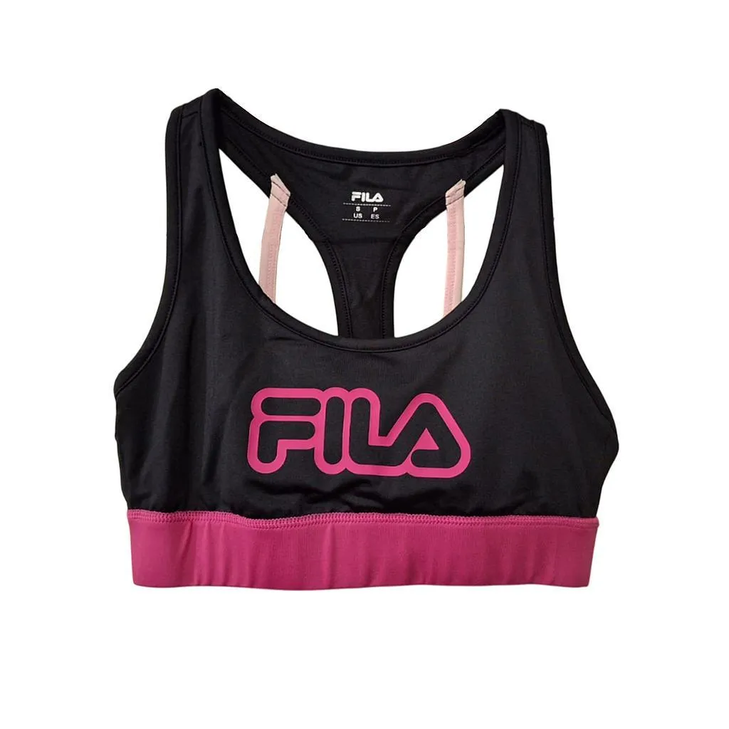 Fila Tops Femenino Training T22197W-1 Black/Fuchsia_Rose/Pink_Dogwoo