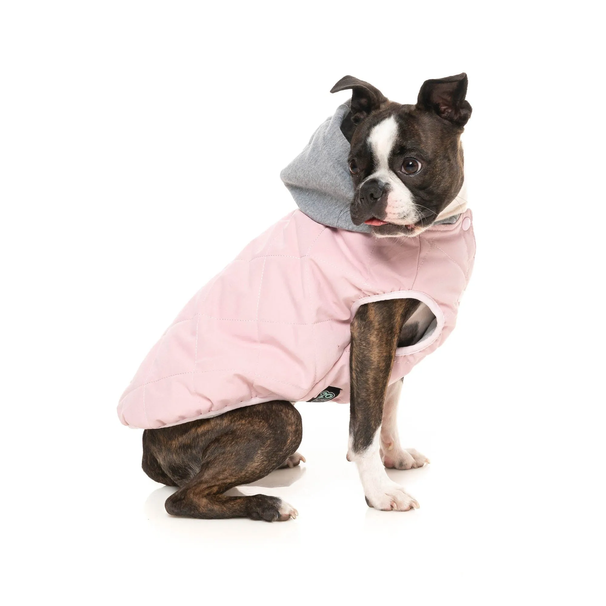 FuzzYard Dog Apparel Cremorne Hoodie Pink Size 1 XXSmall***