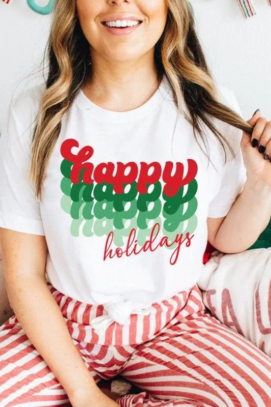 Happy Holidays Graphic Tee