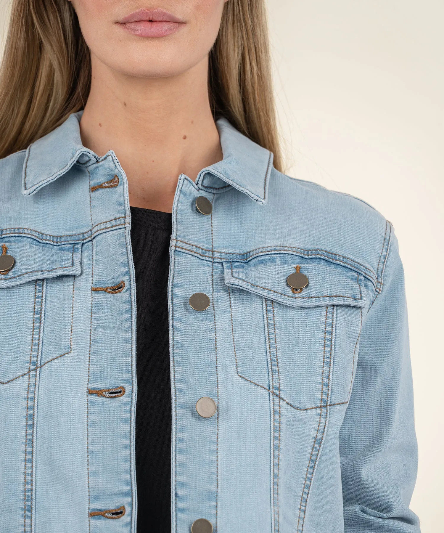 Julia Denim Crop Jacket - Holiday Deal