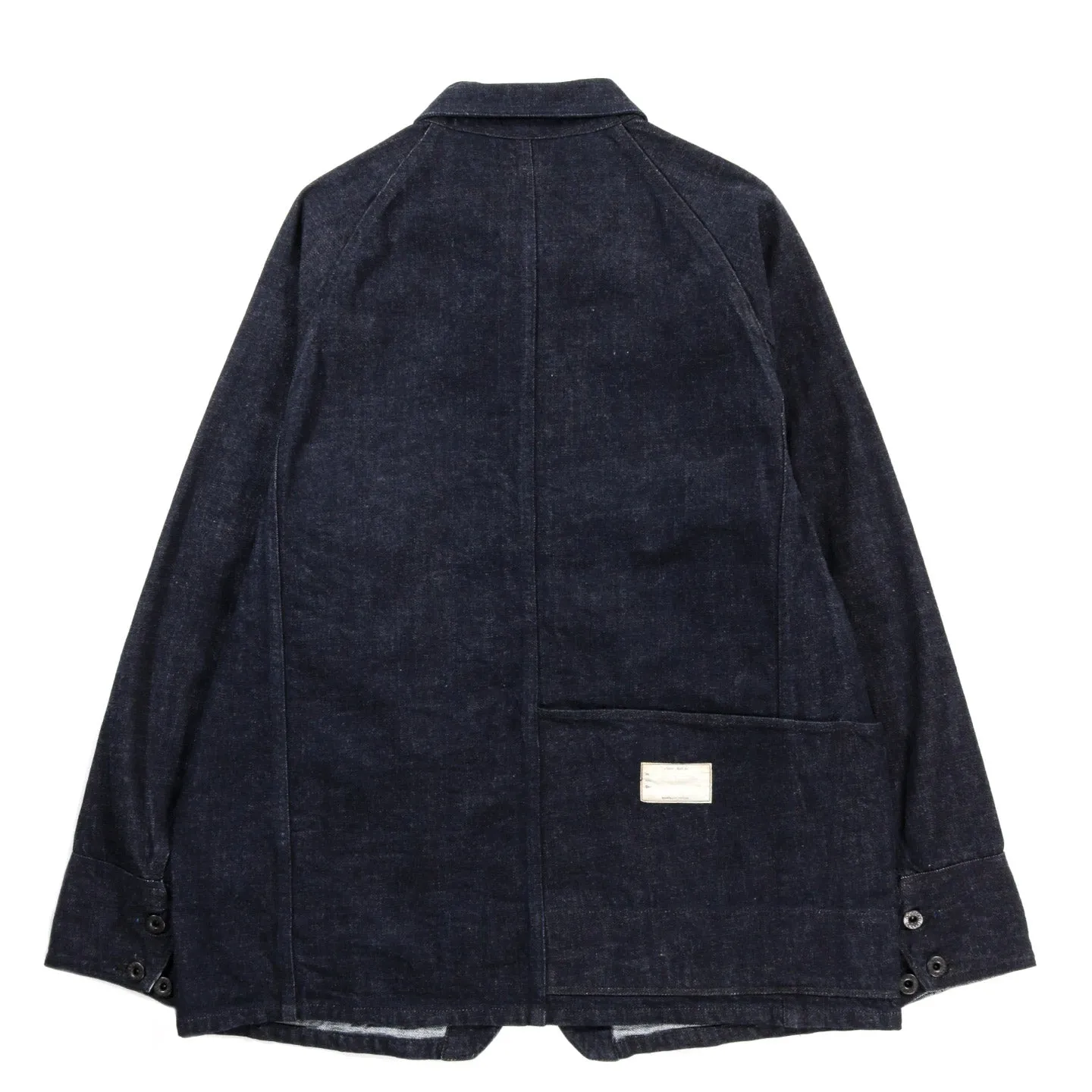 KAPITAL 12OZ DENIM CACTUS COVERALL BLACK THREAD INDIGO