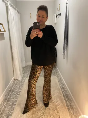 Leopard Stretch Flares