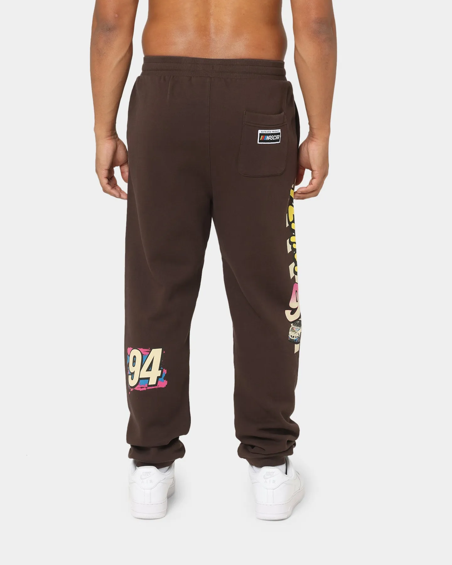 NASCAR NASCAR Team '94 Baggy Track Pants Chocolate Brown