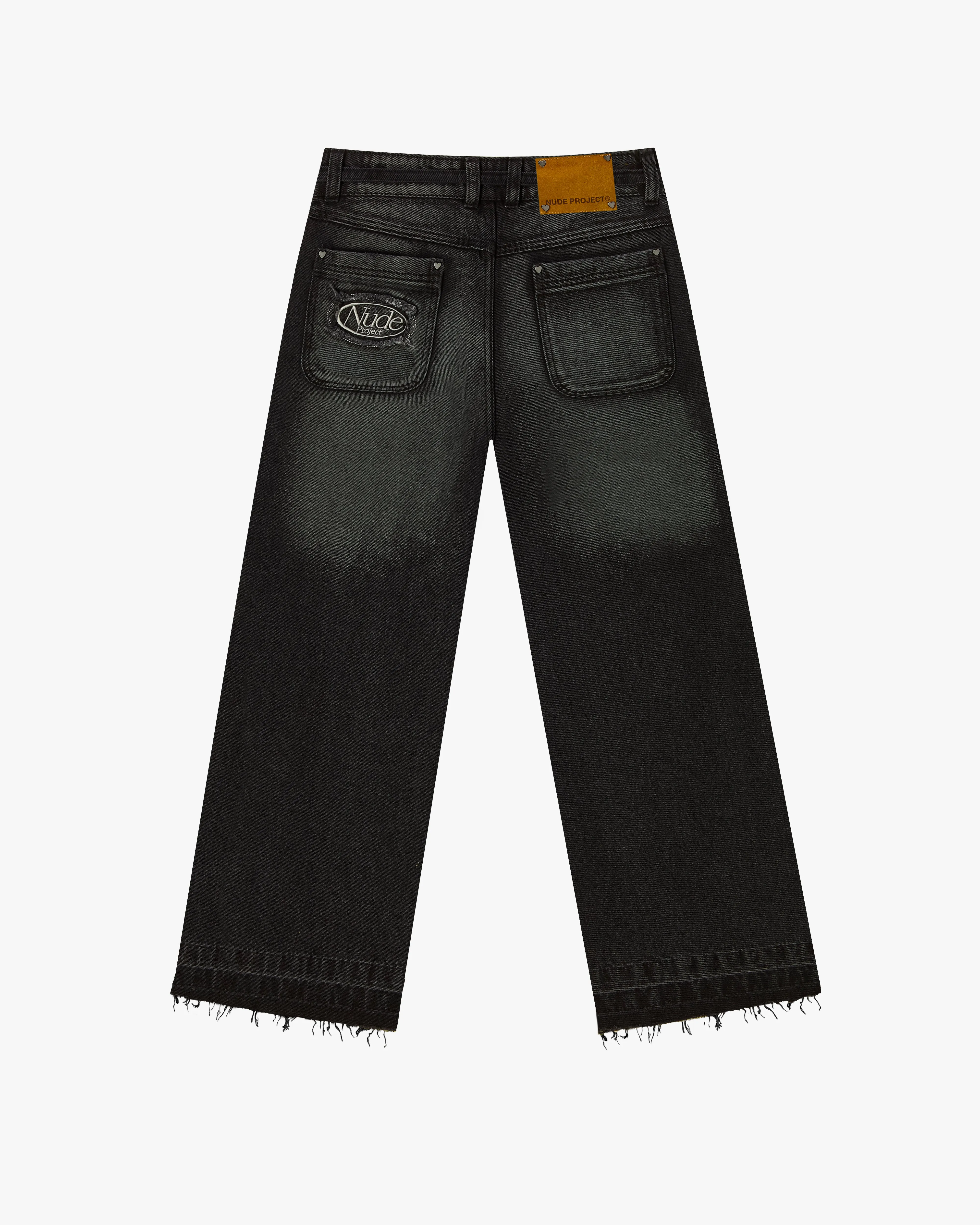 OLD BAGGY DENIM PANTS BLACK