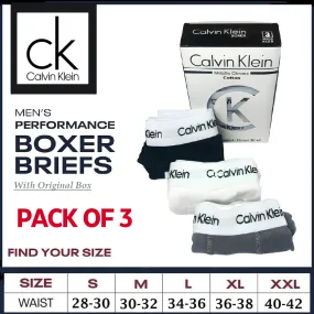 Pack of 3 C-K Men's Boxer/Underwear