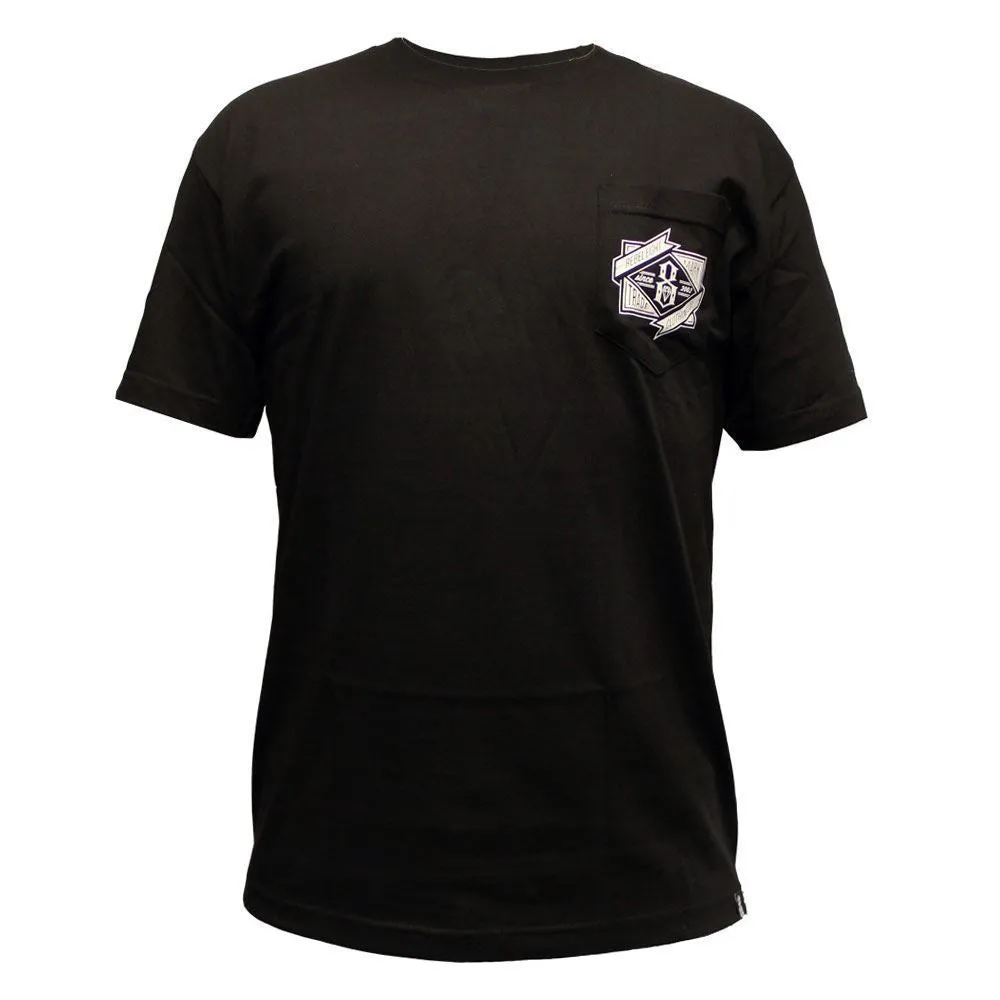 Rebel8 Branded Pocket T-shirt Black