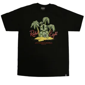 Rebel8 Permanent Vacation T-shirt Black