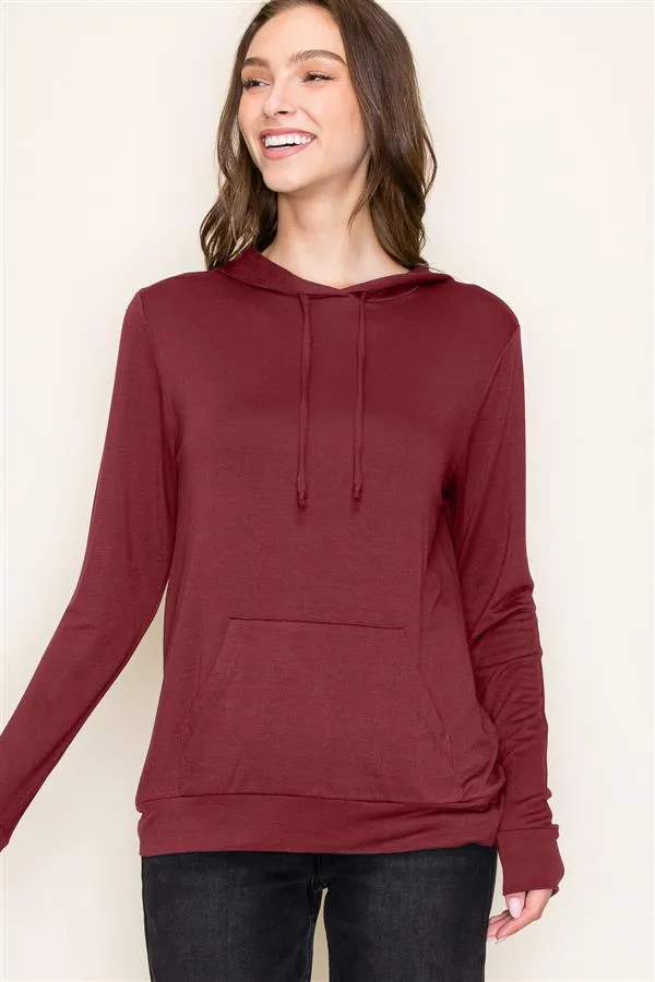 Soft Lightweight Layering Hoodies - 2 Colors! - FINAL SALE