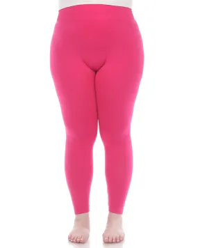 Super-Stretch Solid Leggings | Fuchsia