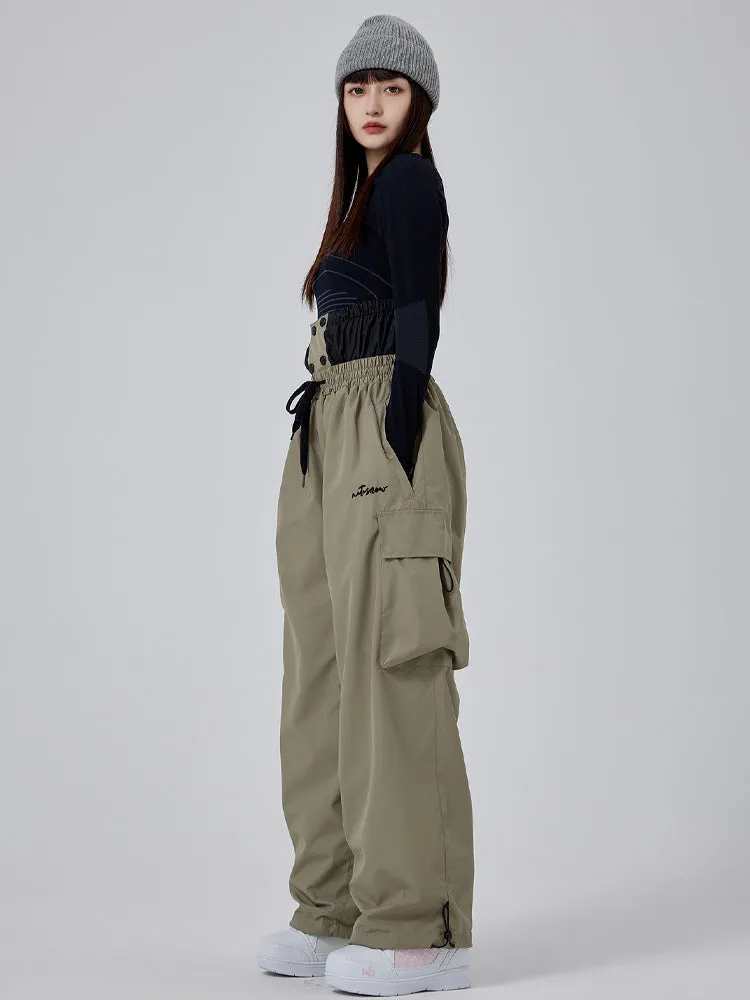 Unisex Cool Baggy Ski Pants Oversized Style Trousers