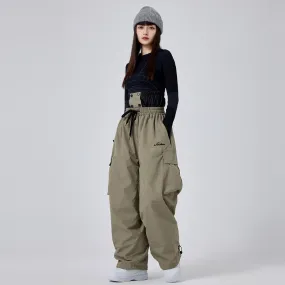 Unisex Cool Baggy Ski Pants Oversized Style Trousers