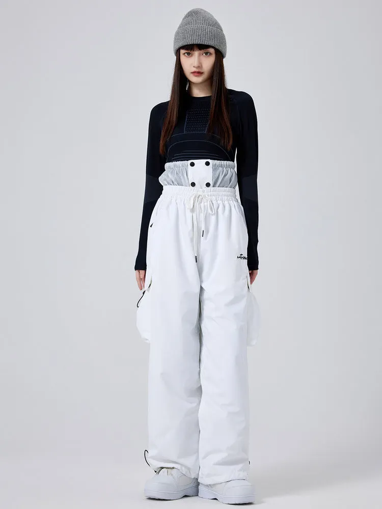 Unisex Cool Baggy Ski Pants Oversized Style Trousers