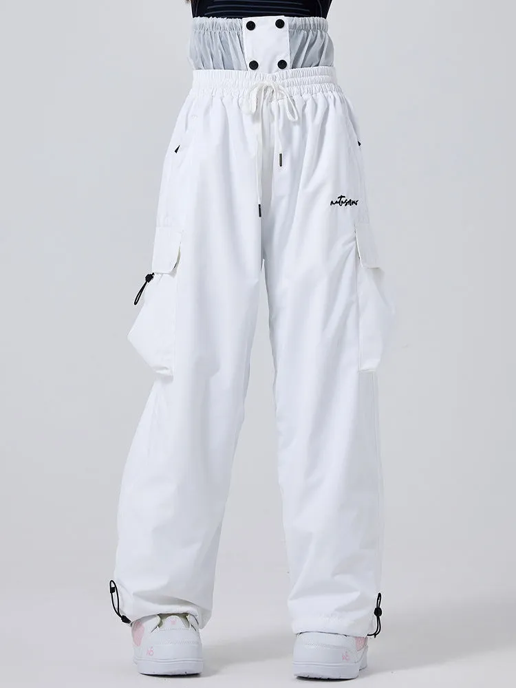 Unisex Cool Baggy Ski Pants Oversized Style Trousers