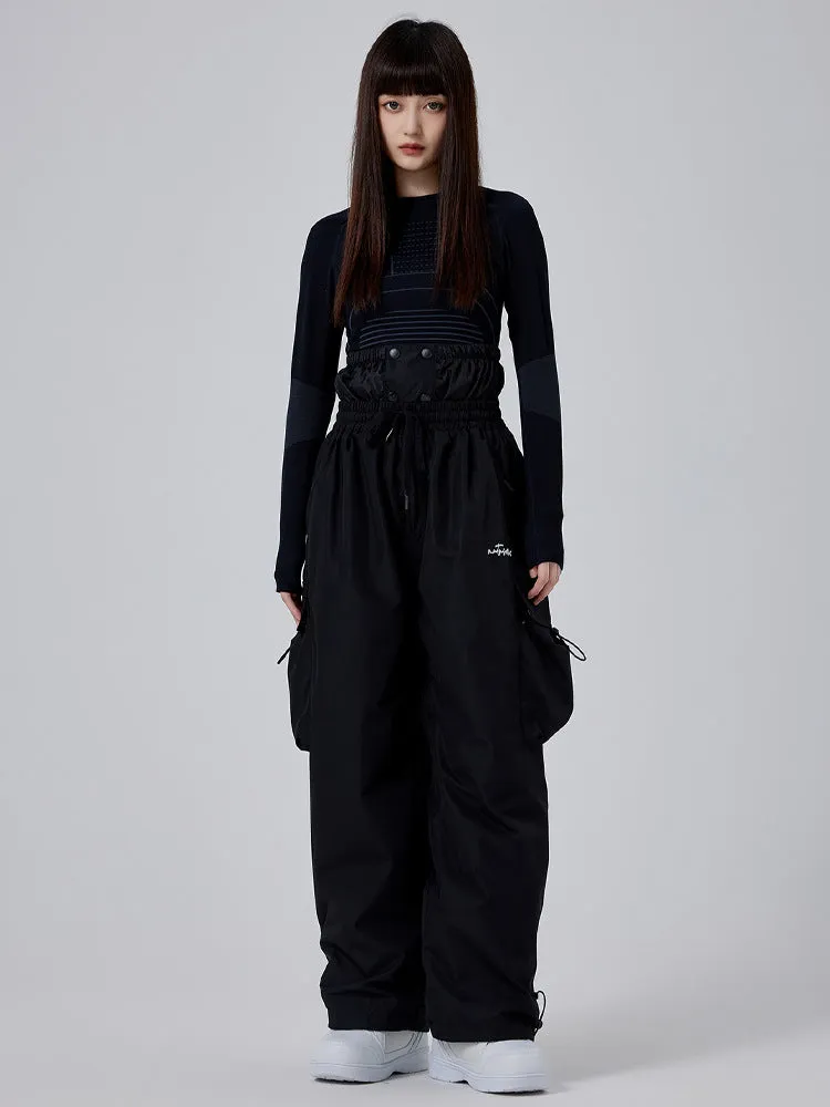 Unisex Cool Baggy Ski Pants Oversized Style Trousers