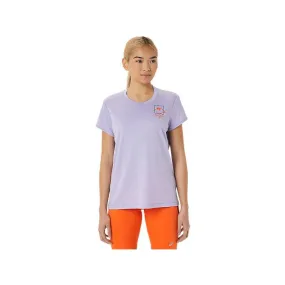 Women's Fujitrail Logo SS Top- Vapor