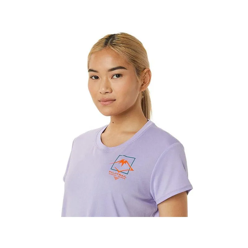 Women's Fujitrail Logo SS Top- Vapor