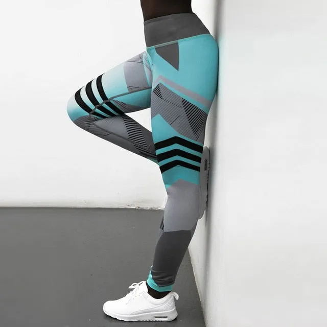 Women's Patchwork  Seamless Leggings