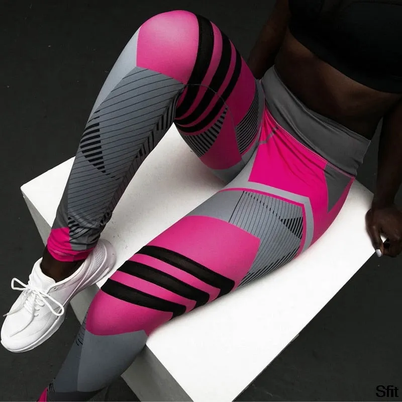 Women's Patchwork  Seamless Leggings